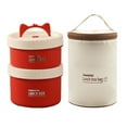 thumbnail image 1 of Gnwei Lunch Box, Portable Insulated Lunch Container for Women Men Aldult To School Work, Keep Food Warm Stainless Steel Lunch Box, Induction Cooker & Microwave Safe, 1 of 3