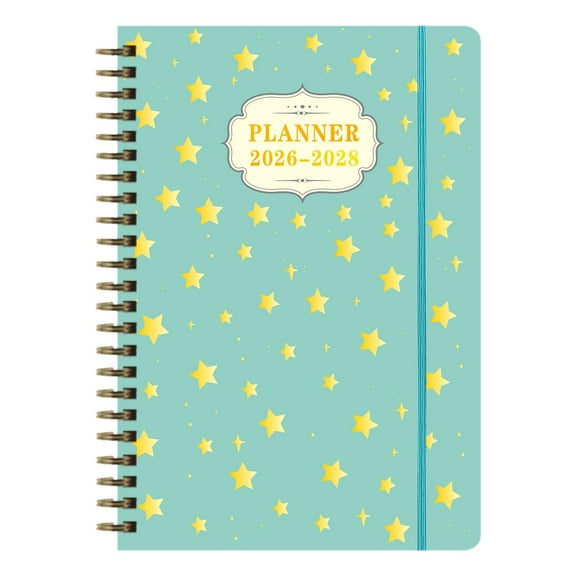 Gnwei Monthly Planner 2026-2028, 3 year calendar 2026-2027-2028 Calendar Book from Jan 2026 - Dec 2028, 5.9“ x 8.3”, Spiral Bound,Organizer for Office, School, and Home