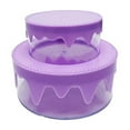 thumbnail image 1 of Gnwei Multi-Layer 1 Pack Clear Cake Box,Tall Cake Box Carrier, Tiered Transparent Cake Packaging Boxes 4 Inch, Round Cake Containers with Boards for Party(Clear Lid, Round 4inch), 1 of 4