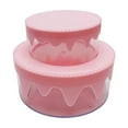 thumbnail image 1 of Gnwei Multi-Layer 1 Pack Clear Cake Box,Tall Cake Box Carrier, Tiered Transparent Cake Packaging Boxes 4 Inch, Round Cake Containers with Boards for Party(Clear Lid, Round 4inch), 1 of 4