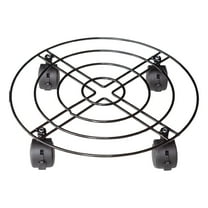 Gnwei Plant Caddy with Wheels Heavy Duty Metal Iron Large Potted Plant Stand Holder Move Around Indoor Outdoor Garden Patio Flower Pot Planter Adjustable Rolling Dolly Casters