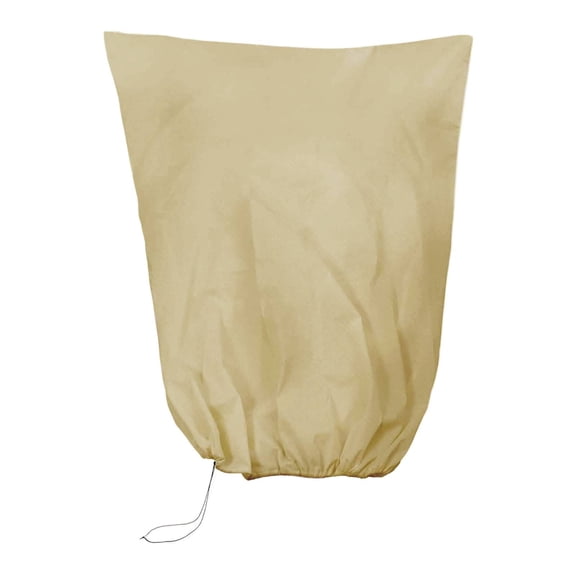 Gnwei Plant Covers Freeze Protection, Frost Blankets with Zipper Drawstring, Winter Cold Weather Plant Protection Jacket for Outdoor Plants Potted Shrubs Trees from Freeze Animals, Green