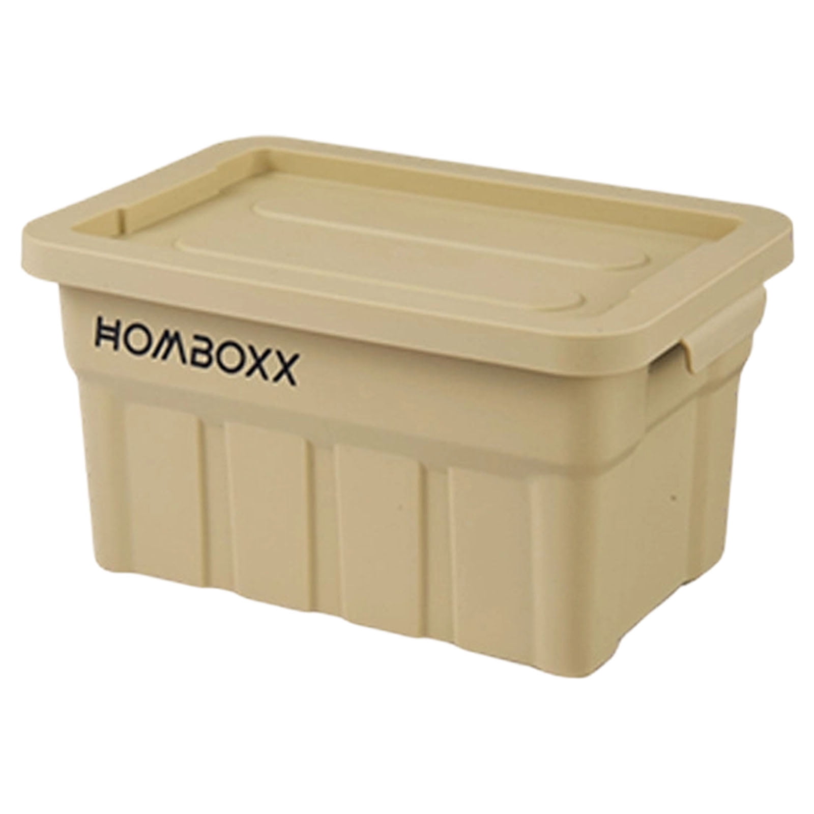 Gnwei Plastic Storage Bin with Secure Snap Lid - Stackable Container ...