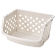thumbnail image 1 of Gnwei Plastic Storage Bins and Baskets, Classroom Organizer Bins with Built-in Handle, Household Colorful Pantry Shelf Organization Container for Office Bedroom Countertop, 1 of 8