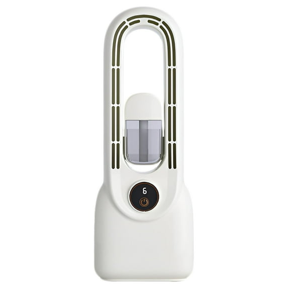 Gnwei Portable Air Conditioner with Chiller and Humidifier Summer Portable Air Conditioner Rechargeable Fan with Spray for Room Car Desktop Use, Quiet Desktop Cooling Fan