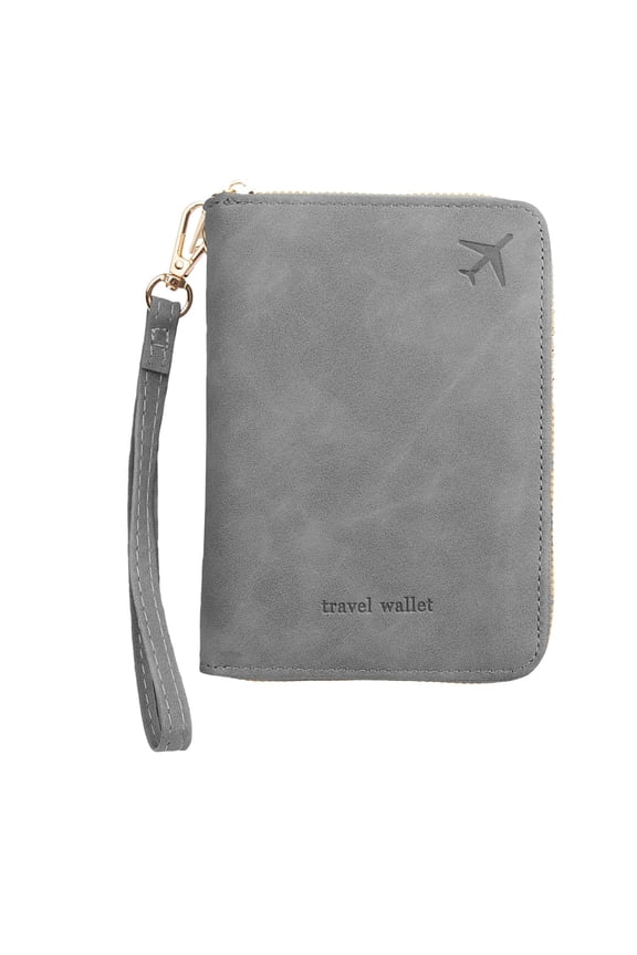 RFID Family Passport Holder – Three-Layer Design Travel Wallet with Multiple Pockets & Big Storage, Practical Travel Document Organizer Passport Bag for Secure Trips