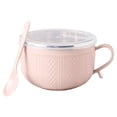 thumbnail image 1 of Gnwei Soup Bowls with Lids and Handles 30 oz Microwave Safe Ceramic Soup Mug Microwavable Ramen Containers with Lids Large Colorful Cups for Noodle Cereal Kitchen, 1 of 9