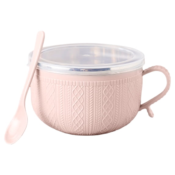 Gnwei Soup Bowls with Lids and Handles 30 oz Microwave Safe Ceramic Soup Mug Microwavable Ramen Containers with Lids Large Colorful Cups for Noodle Cereal Kitchen