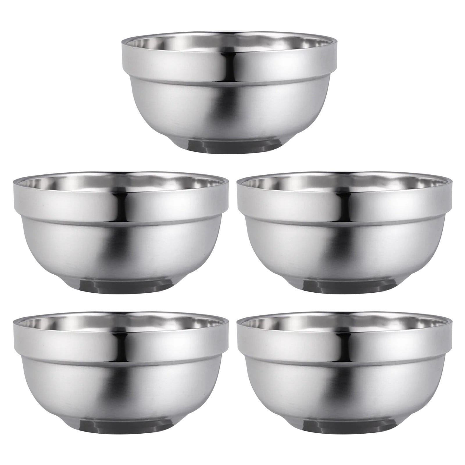 Gnwei Stainless Steel Bowls Double Walled Insulated Soup Ice Cream ...