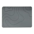 thumbnail image 1 of Gnwei Stone Bath Mat – Diatomaceous Earth Bath Mat, Rock Absorbent Bath Mats for Bathroom, Modern Stone Drying Mat, Shower Mat Outside Shower, 31.4"x19.7" Gray, 1 of 9
