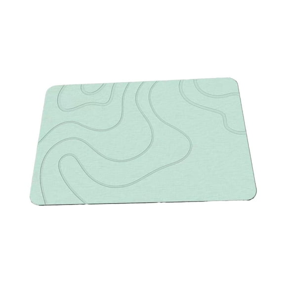 Gnwei Stone Bath Mat Non-Slip Super Absorbent, Quick Drying, Multi-Purpose Large Bathroom Rugs in Front of Bathtubs and Sinks, Natural Diatomaceous Earth Shower Mat Easy to Clean