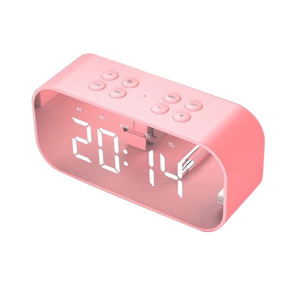 Gnwei Super Loud Alarm Clock for Bedrooms, Alarm Clock for Bedroom/Office,Digital Clock with Bluetooth Speaker,Small Alarm Clock for Heavy Sleepers Adults,Teens,Kids