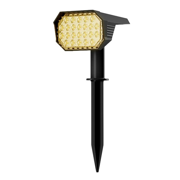 Gnwei Waterproof Solar Lights Outdoor: IP65 Led Spot Light Decorations for Garden - 3 Lighting Modes Solar Powered for Yard - Dust to Dawn Uplighting Pathway Drive Patios