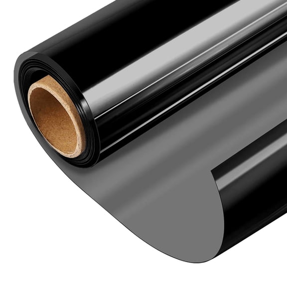 Gnwei Window Privacy Film One Way Reflective Daytime Privacy Heat Blocking Anti UV Mirror Window Tint for Home and Office, Black-Silver, 39.3 Inch X 11.8 Feet