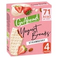 thumbnail image 1 of Go Ahead Strawberry Fruit Yogurt Breaks Snack Bars Multipack 4 x 35.5g, Imported from Britain, 1 of 3