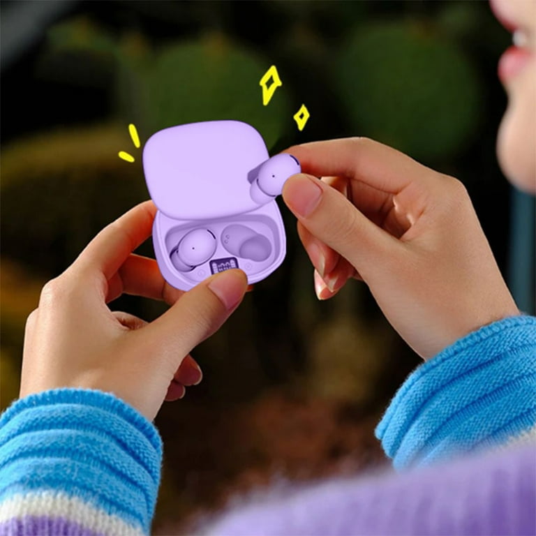 Go Air Pop True Wireless Bluetooth Earbuds Charging Case Mauve