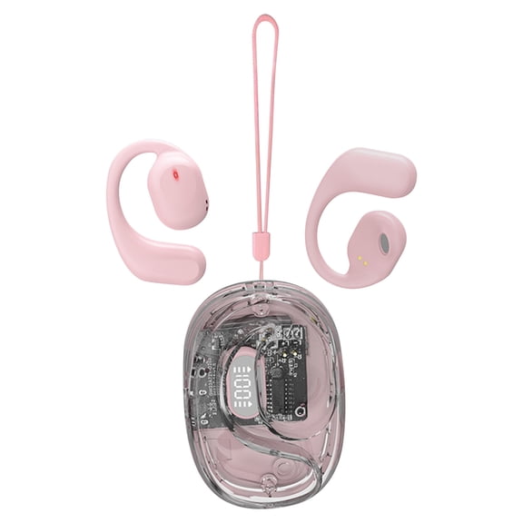 Go Air Sport+ Wireless Workout Earbuds Featuring C3 Clear Calling, Secure Earhook Sport Design, 32+ Hour Bluetooth Playtime, and 3 EQ Sound Settings(Pink)