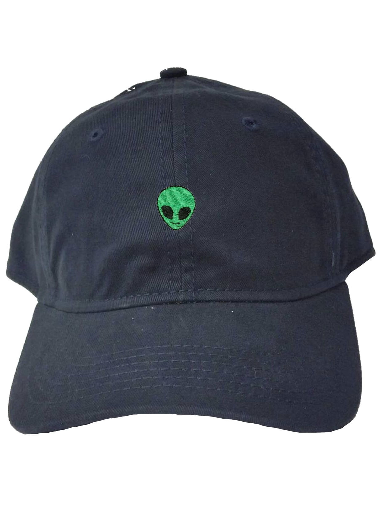 Go All Out Adult Alien Head Embroidered Deluxe Dad Hat - Walmart.com