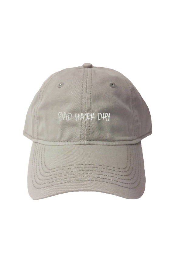 Adult Bad Hair Day Embroidered Deluxe Dad Hat