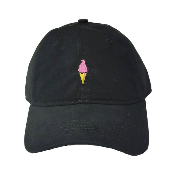 Go All Out Adult Ice Cream Cone Embroidered Deluxe Dad Hat