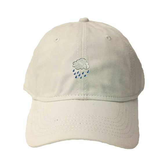 Go All Out Adult Rain Cloud Embroidered Deluxe Dad Hat