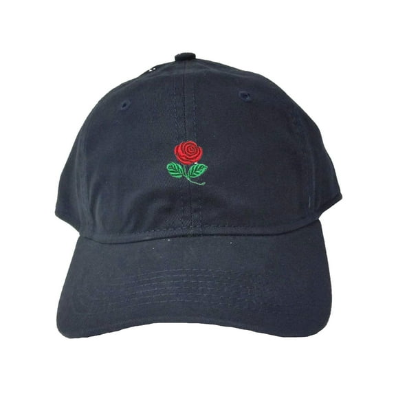 Go All Out Adult Rose Embroidered Deluxe Dad Hat