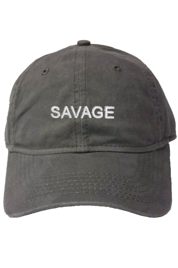 Adult Savage Embroidered Deluxe Dad Hat