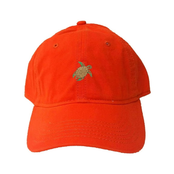 Go All Out Adult Sea Turtle Embroidered Deluxe Dad Hat
