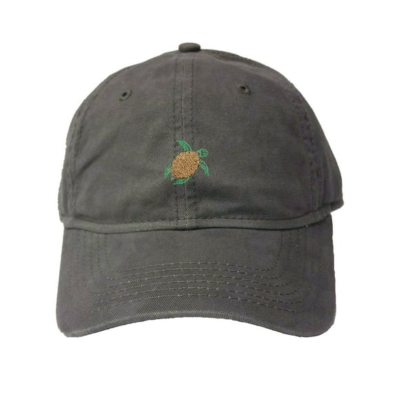 Go All Out Adult Sea Turtle Embroidered Deluxe Dad Hat