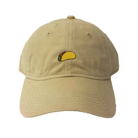 Go All Out Adult Taco Embroidered Deluxe Dad Hat