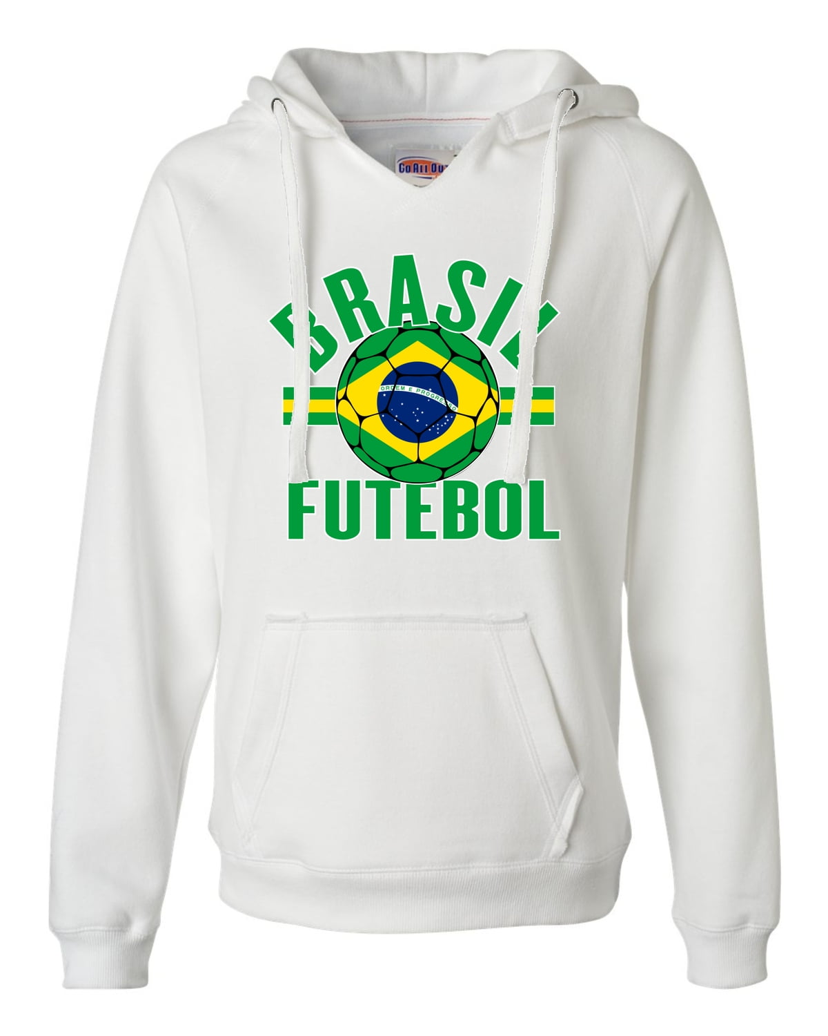 Go All Out Adulto Brasil Futebol Brasil Fútbol Fútbol Futbol Sudadera  Cuello redondo