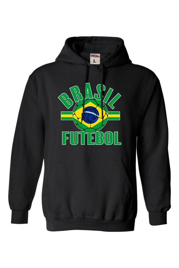 Brasil Futebol Brazil Football Soccer Futbol Sweatshirt Hoodie Mens/Women
