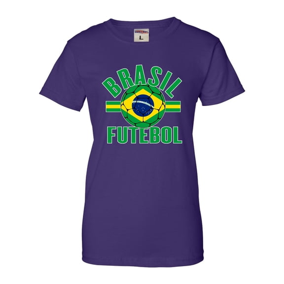 Go All Out Brasil Futebol Brazil Football Soccer Futbol T-Shirt Mens/Women/Youth