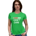 thumbnail image 1 of Go All Out Breaking News I Don't Care Funny Sarcastic Humor Deluxe Soft T-Shirt Mens/Women, 1 of 4