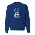 thumbnail image 1 of Go All Out Bunny Face With Sunglasses Sweatshirt Crewneck Mens/Youth, 1 of 2