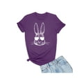 thumbnail image 1 of Go All Out Bunny Face With Sunglasses T-Shirt Mens/Women/Youth, 1 of 5