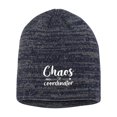 thumbnail image 1 of Go All Out Chaos Coordinator Embroidered Knit Beanie Cap Uncuffed/Cuffed/Marled/Pom, 1 of 1