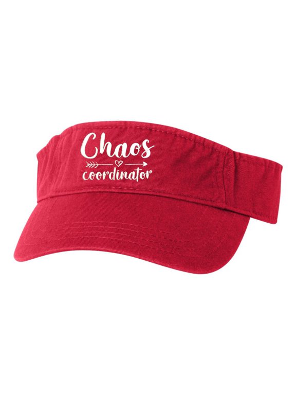 Chaos Coordinator Embroidered Visor Dad Hat Bucket/Ponytail/Visor