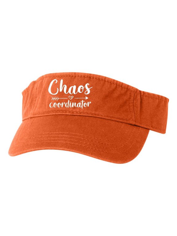 Chaos Coordinator Embroidered Visor Dad Hat Bucket/Ponytail/Visor