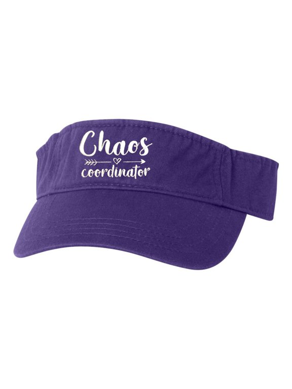 Chaos Coordinator Embroidered Visor Dad Hat Bucket/Ponytail/Visor