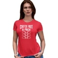 thumbnail image 1 of Go All Out Check Out My 6 Pack Tacos Funny  Deluxe Soft T-Shirt Mens/Women, 1 of 3