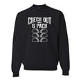 thumbnail image 1 of Go All Out Check Out My 6 Pack Tacos Funny  Sweatshirt Crewneck Mens/Youth, 1 of 2