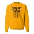 thumbnail image 1 of Go All Out Check Out My 6 Pack Tacos Funny  Sweatshirt Crewneck Mens/Youth, 1 of 2