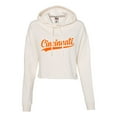 thumbnail image 1 of Go All Out City Of Cincinnati Ohio Pride Fashion Script Cropped Hooded Sweatshirt Women, 1 of 1