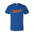 thumbnail image 1 of Go All Out City Of Cincinnati Ohio Pride Fashion Script Deluxe Soft T-Shirt Mens/Women, 1 of 2