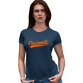 thumbnail image 1 of Go All Out City Of Cincinnati Ohio Pride Fashion Script Deluxe Soft T-Shirt Mens/Women, 1 of 3