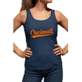 thumbnail image 1 of Go All Out City Of Cincinnati Ohio Pride Fashion Script Sleeveless Tank Top T-Shirt Mens/Women/Flowy/Fitted, 1 of 2