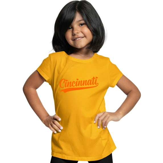 Go All Out City Of Cincinnati Ohio Pride Fashion Script T-Shirt Mens/Women/Youth