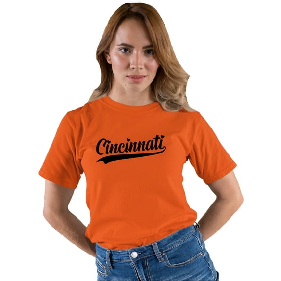 Go All Out City Of Cincinnati Ohio Pride Fashion Script T-Shirt Mens/Women/Youth