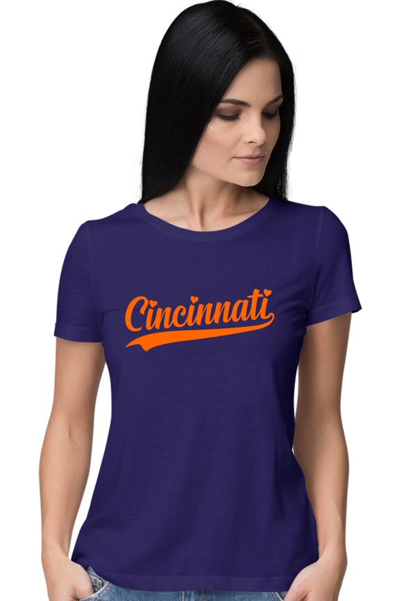 City Of Cincinnati Ohio Pride Fashion Script T-Shirt Mens/Women/Youth